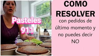 Que hacer si te piden un PASTEL DE ÚLTIMO MOMENTO | 🚫trata de no hacer esto, pero te puede pasar 🤷