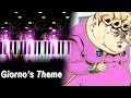 "Giorno's Theme" / "il vento d'oro" - JoJo's Bizarre Adventure: Golden Wind OST (Piano)