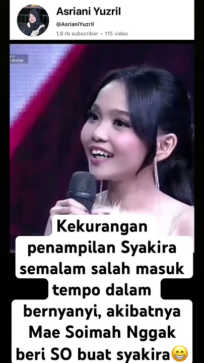 Salah masuk tempo, mami nggak beri SO pada syakira #da7 #indosiar #syakirada7 #soimah #trending