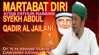 MARTABAT DIRI, Syekh Abdul Qadir al Jailani, GURU Dr.H.AHMAD SUKRIS SARMADI