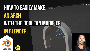 Blender tip: How to easily create an Arch with the Boolean Modifier