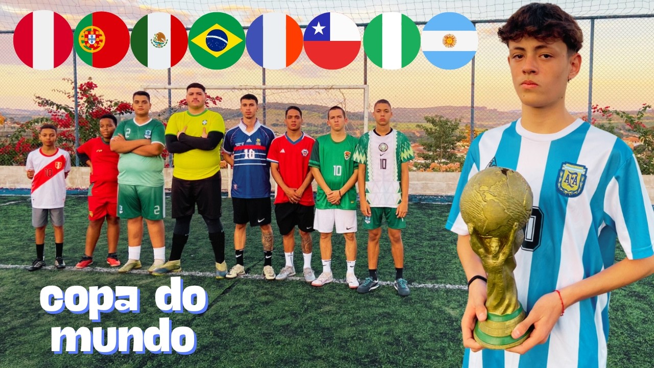 A COPA DO MUNDO DOS DESAFIOS DE FUTEBOL TA ONFIRE!