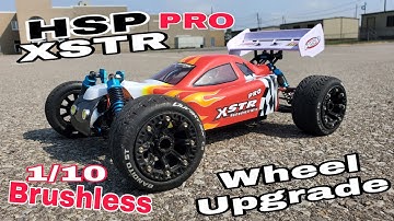 HSP XSTR PRO - Brushless RC Buggy!! Wheel Upgrade! Redcat Tornado EPX Pro