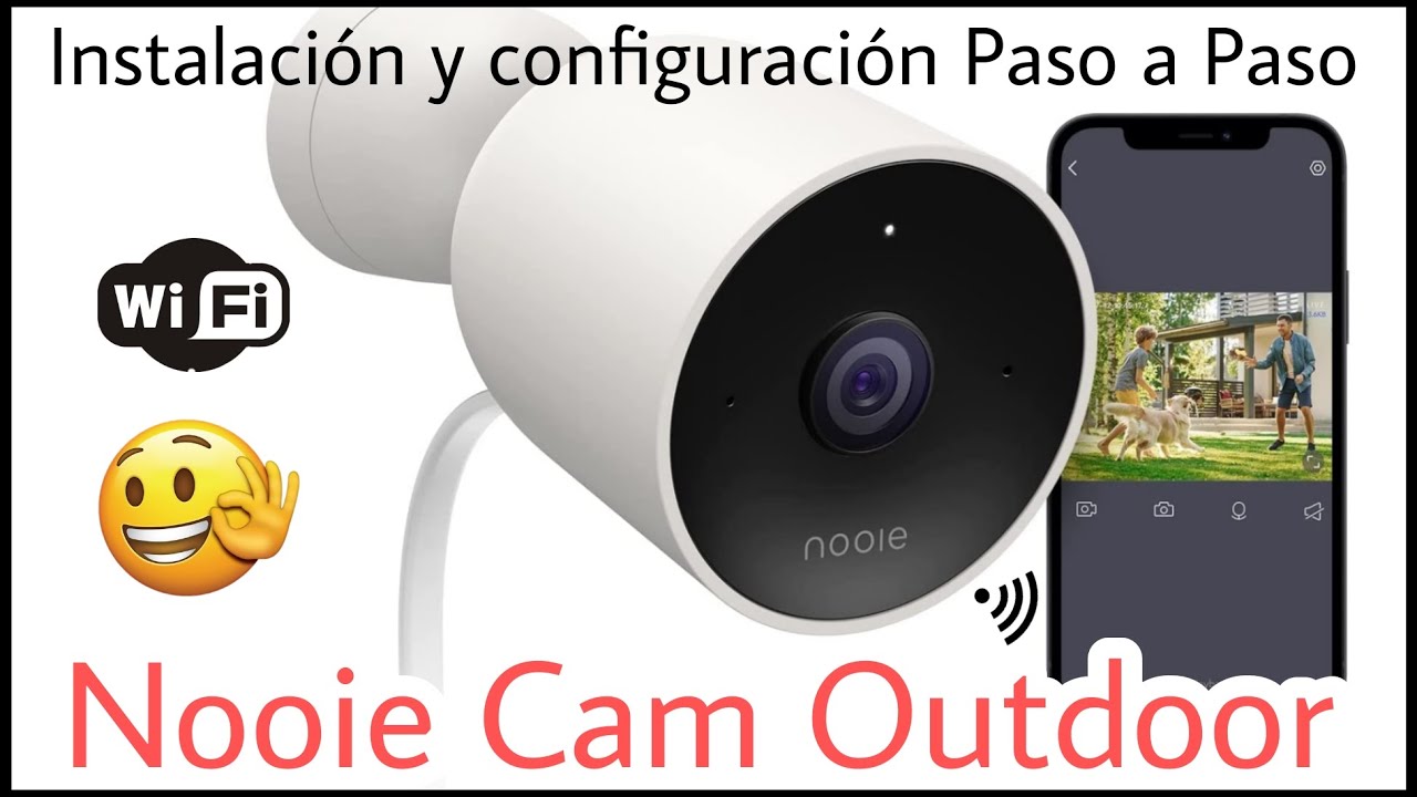 Nooie Cámara Vigilancia WiFi Exterior 1080P, Cámara IP Impermeable IP66 con  Detección de Movimiento PIR, Visión Nocturna 15M, Audio Bidireccional,  Alarma de Actividad, Compatible con Alexa : .es: Electrónica