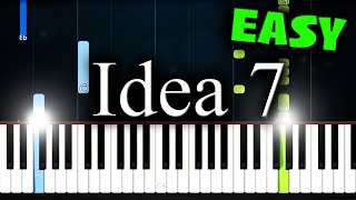 Gibran Alcocer - Idea 7 - EASY Piano Tutorial