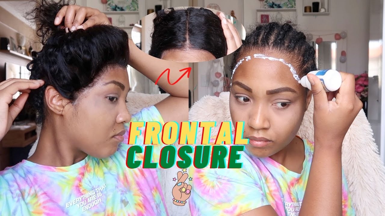 FRONTAL CLOSURE COLOCAÇÃO SOZINHA PASSO A PASSO DETALHADA #1