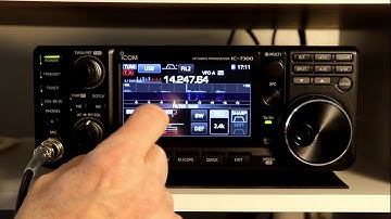 Icom IC7300 A to Z #10 Twin Pass Band Tuning (PBT)
