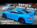 997 GT3 fitting forged wheels & the dangerous Porsche 911 centerlocks