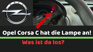 Opel Corsa C - Batterieleuchte ist an - Was tun?