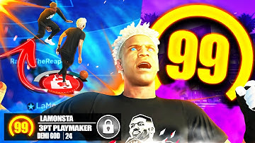 First 99 OVR "3PT PLAYMAKER" W/ LOCK TAKEOVER IS A DEMIGOD ON NBA2K21
