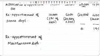 Overhead Reapportionment - Repeated Distribution vs Simultaneous Equation | CIMA BA2 | ACCA MA | CMA