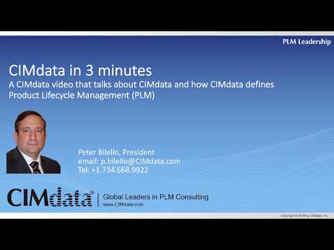 About CIMdata - video from CIMdata
