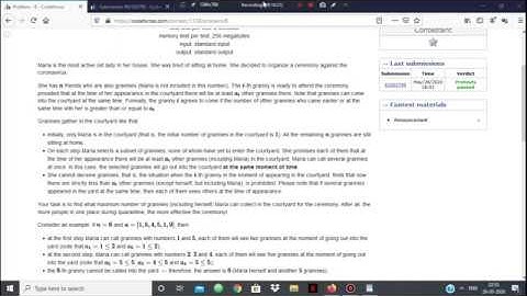 Codeforces Round #645 Div2 B Maria Breaks the Self isolation Video Tutorial