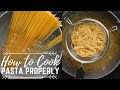 How to cook pasta properly  step by step pasta cooking 
