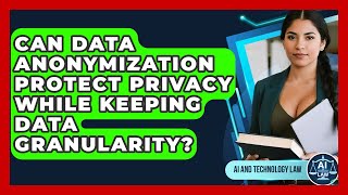 Can Data Anonymization Protect Privacy While Keeping Data Granularity? - AI and Technology Law