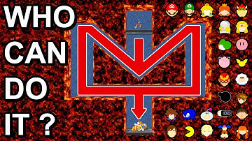 Who Can Make It? Jump And Falling Lava Tunnel  - Super Smash Bros. Ultimate