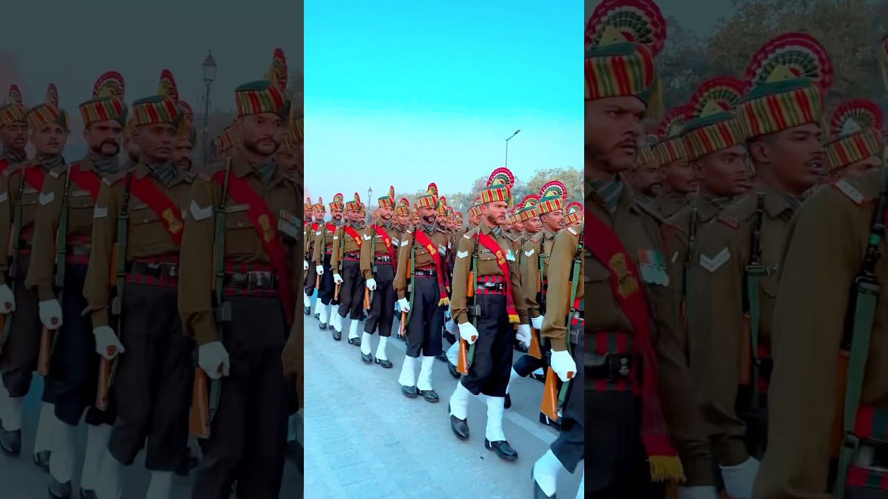 Indian Armed Forces Parade Rehearsal At India Gate 2025 