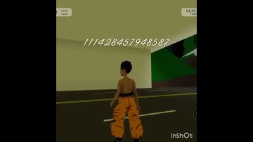 Roblox id codes Goku full body and pants 😎💪