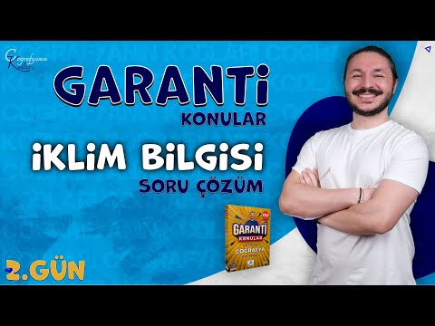 6 GÜNDE TYT - MSÜ COĞRAFYA 📕 GARANTİ KONULAR KAMPI-2 🌍 İKLİM BİLGİSİ SORU ÇÖZÜMÜ