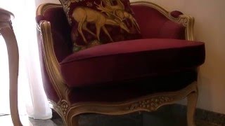 ソファー張替え施工例　ふじみ野市　高級家具ドマーニとモリスのクッション