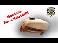 Zündapp Belmondo der Holztank entsteht | Holztöffli Woody Mofa