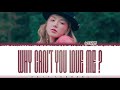 เนื้อเพลง Wendy (웬디) – Why Can’t You Love Me?