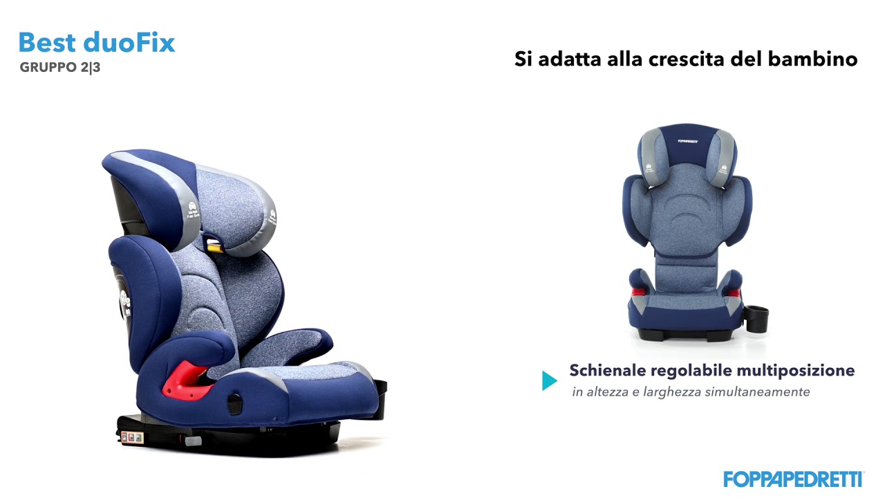 Seggiolino auto Foppapedretti Best duoFix - scheda tecnica e prezzi