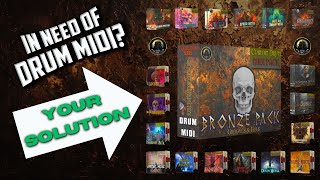 🥁 Unlock Your Metal & Rock Dreams: 4,500  Drum MIDI Grooves & Fills!