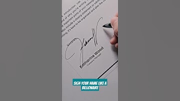 Signature Like A Billionaire | Name: Katharine #signature #design #katherine