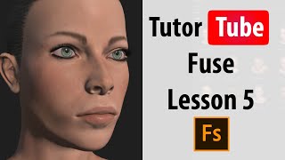 Adobe Fuse Tutorial - Lesson 5 - Face Customization Sliders to Control Expression