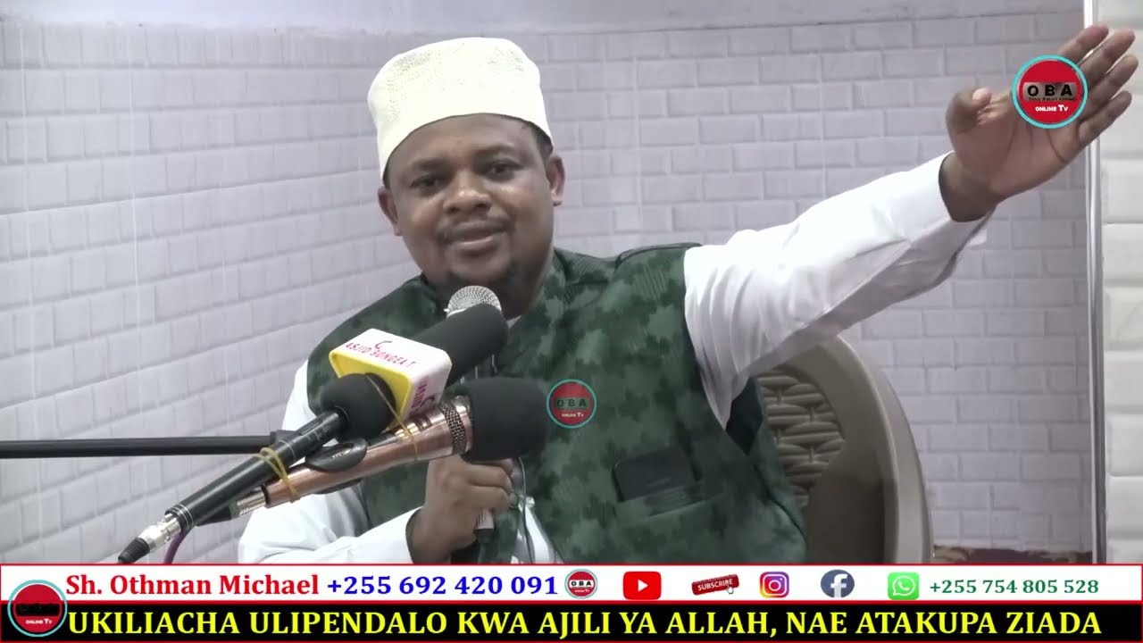 Utakapo liacha lile Ulipendalo kwa ajili ya #Allah, atakupa Ziada. Sh. Othman Michael 