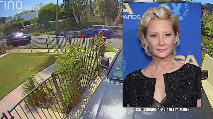 SkyFOX footage: Anne Heche crashes car into Mar Vi...