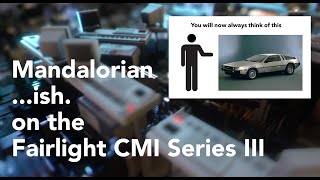 Fairlight CMI - Mandalorian inspired things + RTFM