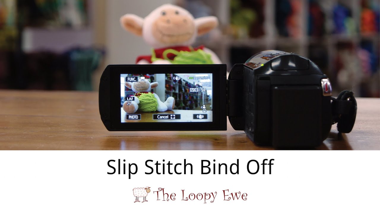 Slip Stitch Bind Off Tutorial Video The Loopy Ewe YouTube