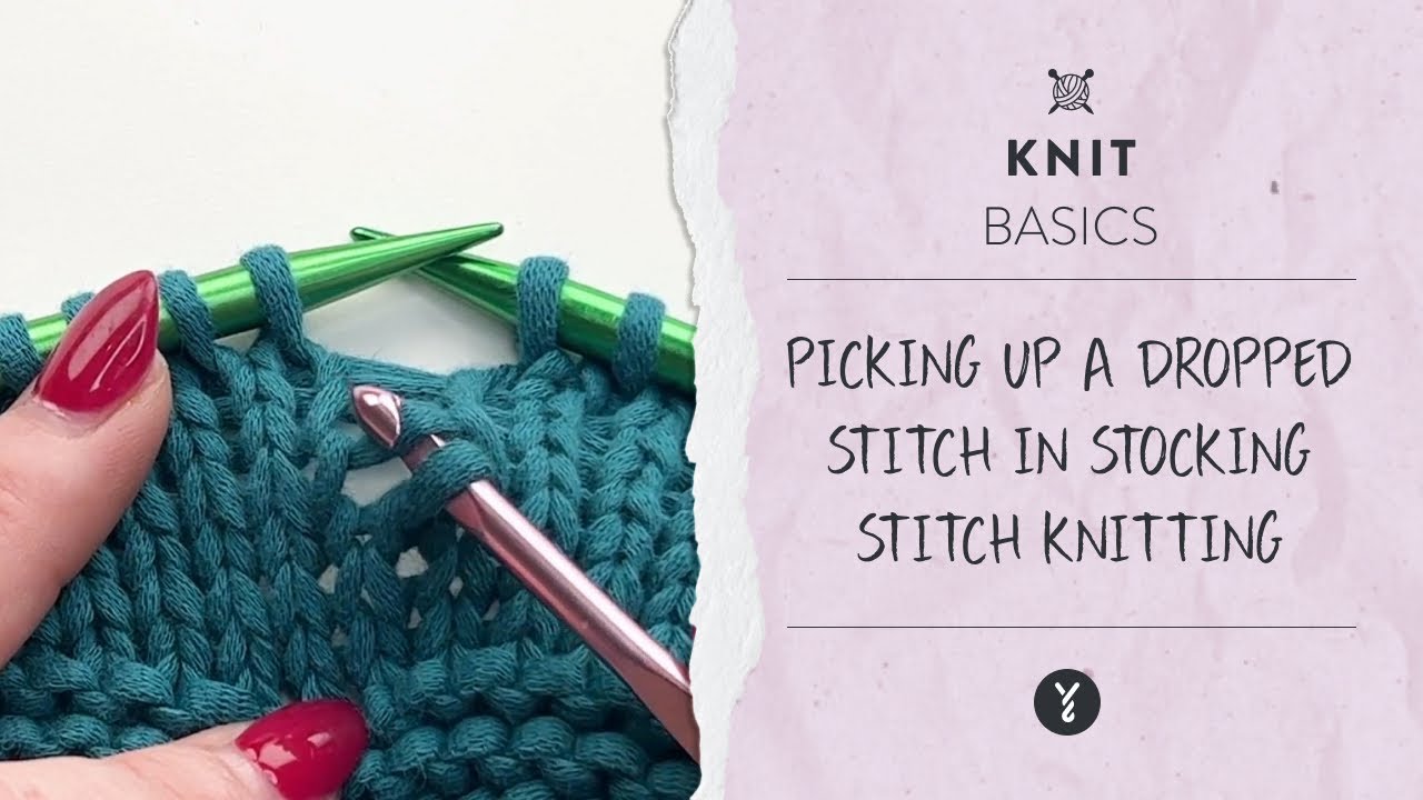 Picking Up a Dropped Stitch​ with Conventional Tools 
