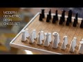 Making of the PLA Concept Modern Minimalist Geometric Resin Chess Pieces (ASMR) - DIY Build - Part 2