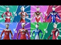 ULTRAMAN VS ZOFFY, LEO VS ASTRA, GAIA VS AGUL, COSMOS VS JUSTICE ウルトラマン ~ファイティング・エボリューション3~ #ウルトラマン