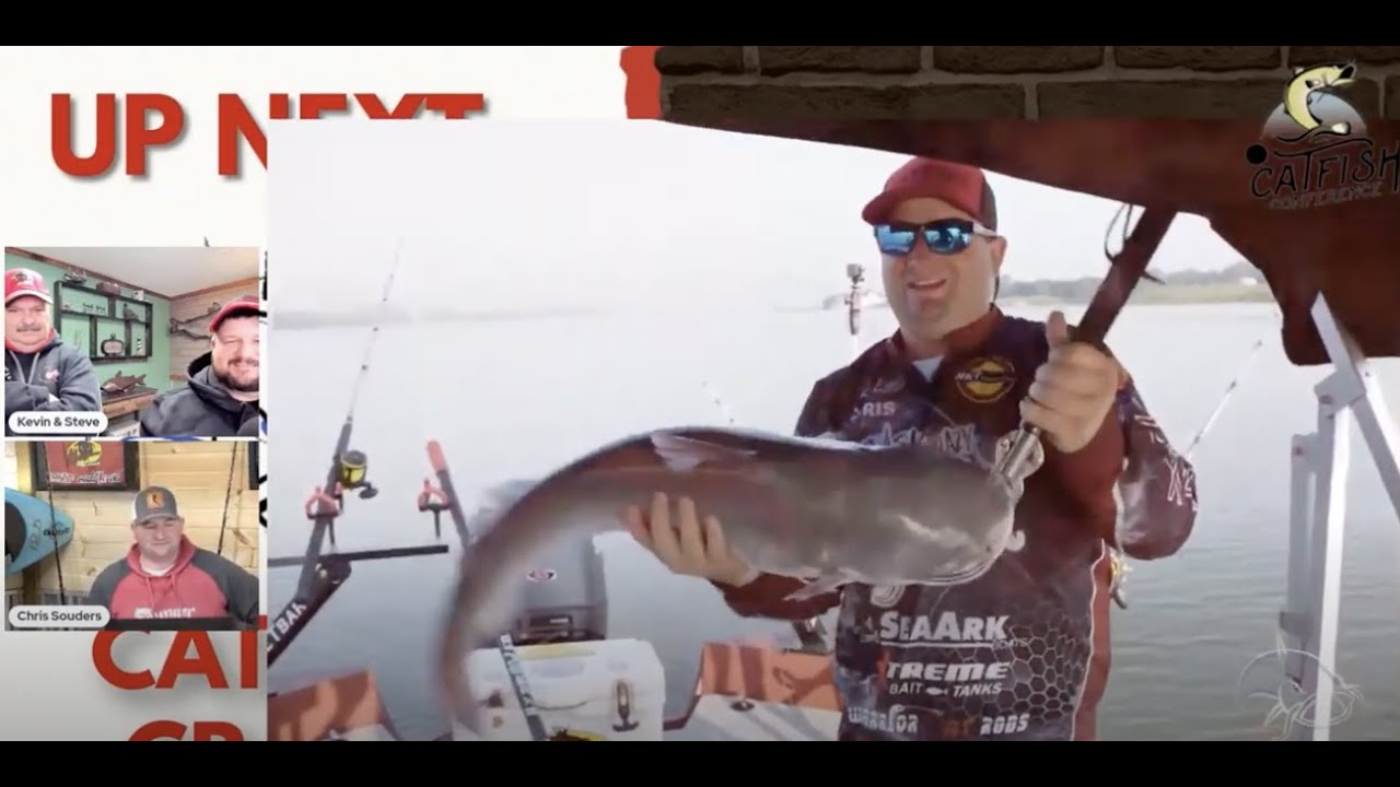 Chris Souders presenting the Catfish Crazy TV Show Season 2