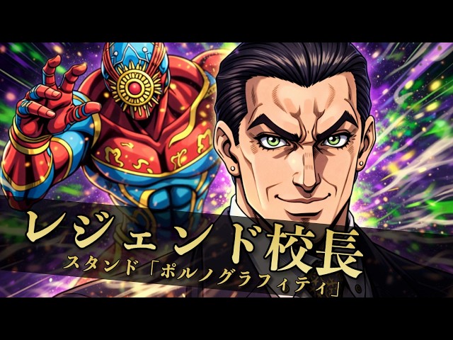 The legendary principal from JoJo's Bizarre Adventure [Memory that