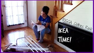 New Build IKEA Furniture with me! RIGGA Clothes Rack! video! Watch in HD! :) Hey guys! I hope everyone is well! :) For this week