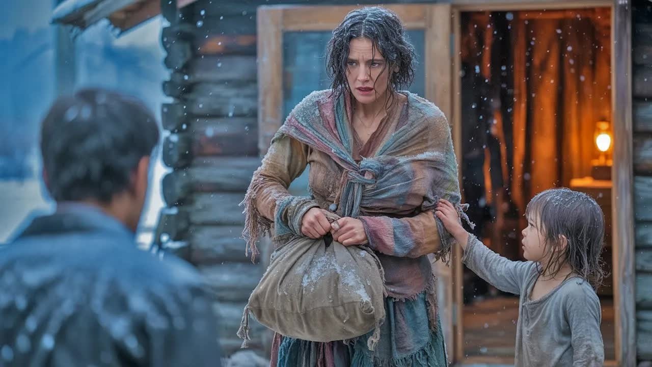 La sposa per corrispondenza arriva a Natale vestita di stracci… il padre single la sceglie lo st