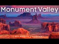 Monument Valley in Arizona-Utah Border Drone view in 4K BlueMoon Universe