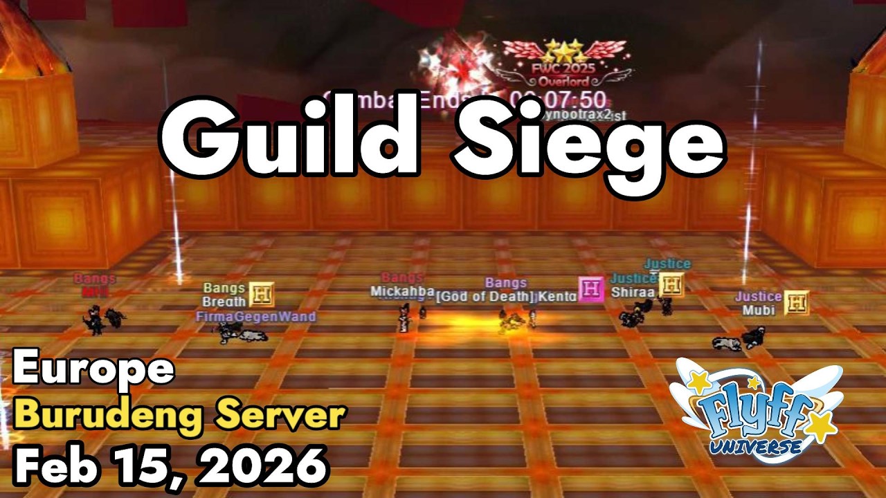 Guild Siege (Burudeng Server) February 15, 2025 | Flyff Universe