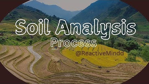 Soil Testing || Soil Analysis || Soil Sampling Procedure|| Soil Analysis Chemistry