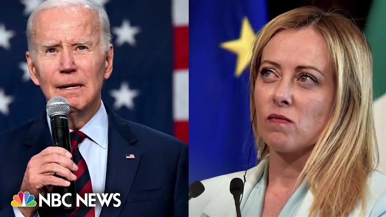 Biden to host Italian Prime Minister Giorgia Meloni at the White House