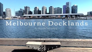 Melbourne Docklands Peaceful Walk - Sunny Day