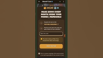 MAKE $5000 EVERY MONTH USING YOUR PHONE | MEMEGIRLS | MemeFi Code |