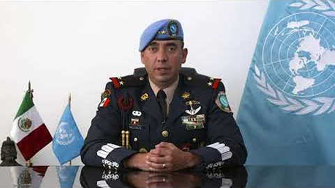 Lieutenant Colonel Carlos Gallegos Almaguer welcom...