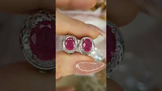 Рубины 🌺 7500р🌺Размер 17Итальянская Застежка  #рубин #натуральныекамни