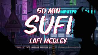 SUFI lofi mashup 🎧 🎶 50+ min sufi songs to relax your mood! 🎉🎵 #sufi #hindilofi screenshot 5